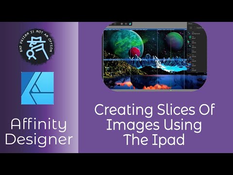 How To Make Accurate Slices Of An Image For Patterns & Designs In Affinity Designer  On The iPad